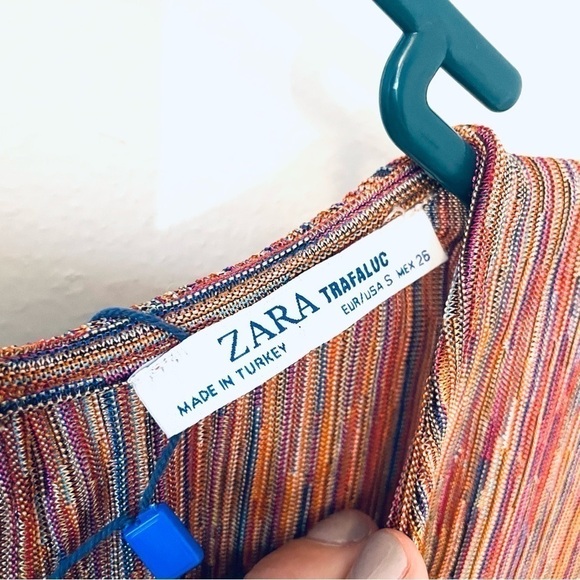 NWT ZARA Striped Multicolor Playsuit – Size S - Jumpsuit/Romper/Bodysuit - Picture 3 of 7